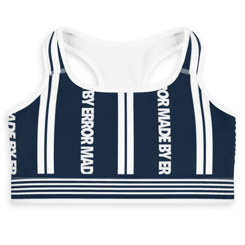 Made By Error Logo Sports Bra