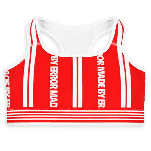 Made By Error Logo Sports Bra