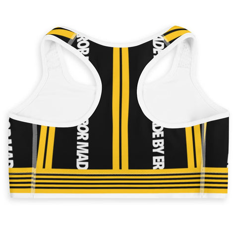 Made By Error Logo Sports Bra